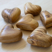 Small Olive Wood Heart